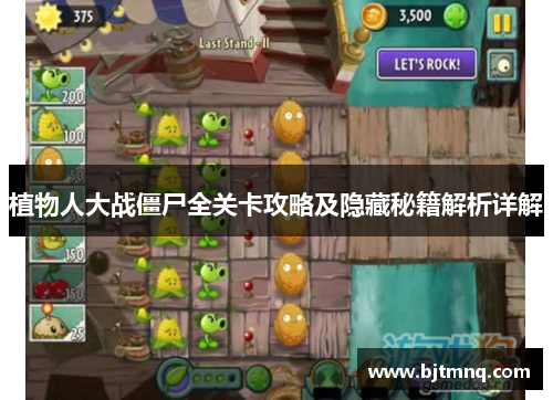 植物人大战僵尸全关卡攻略及隐藏秘籍解析详解